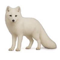 Arctic fox PNG