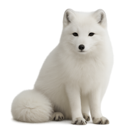 Arctic fox PNG