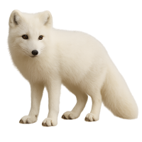 Arctic fox PNG picture