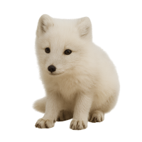 Arctic fox PNG