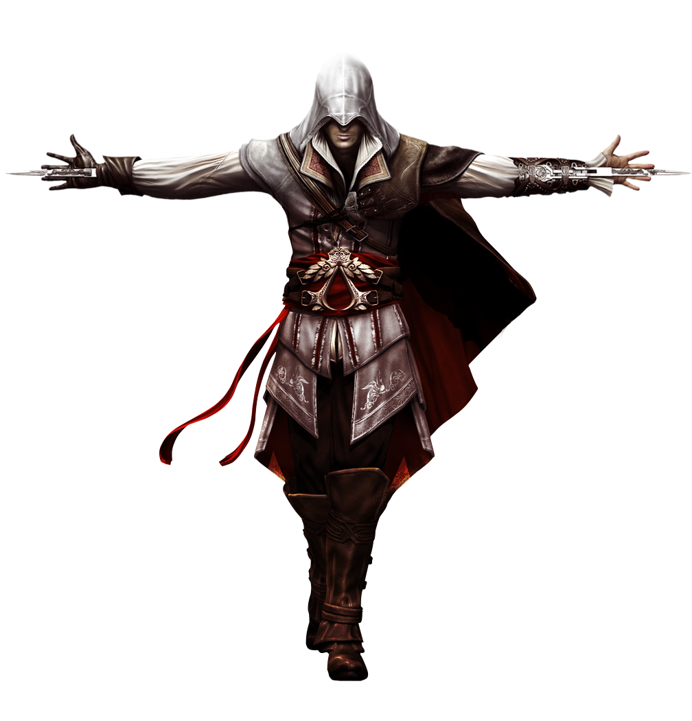 Assassins creed человек. Ассасин Крид 2 Эцио Аудиторе. Assassin's Creed 2 Ezio без фона. Ассасин Крид персонажи. Эцио в полный рост.