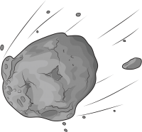 Астероид PNG