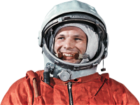 cosmonaut Gagarin PNG