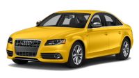 Yellow AUDI PNG car image