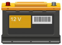Batería de automóvil PNG