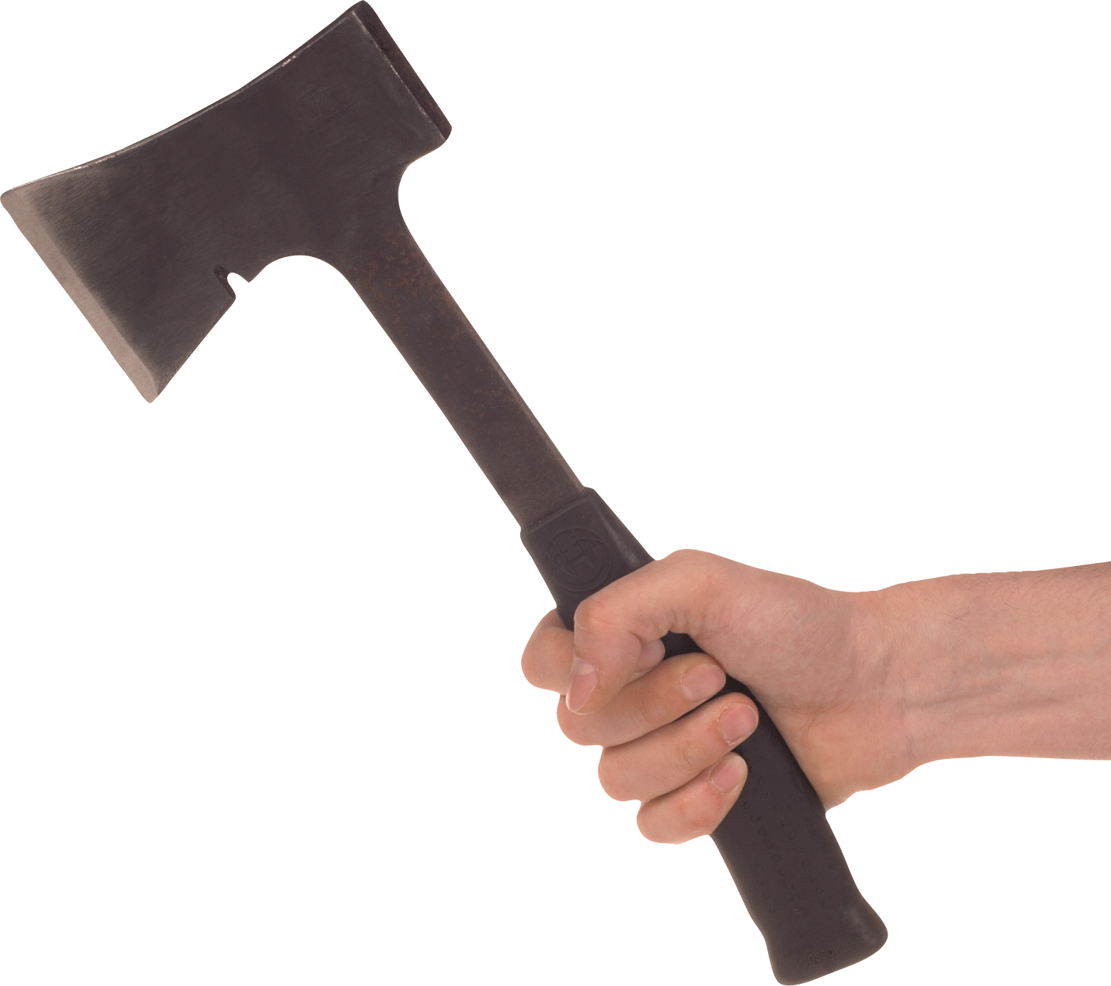 Ax in hand PNG image