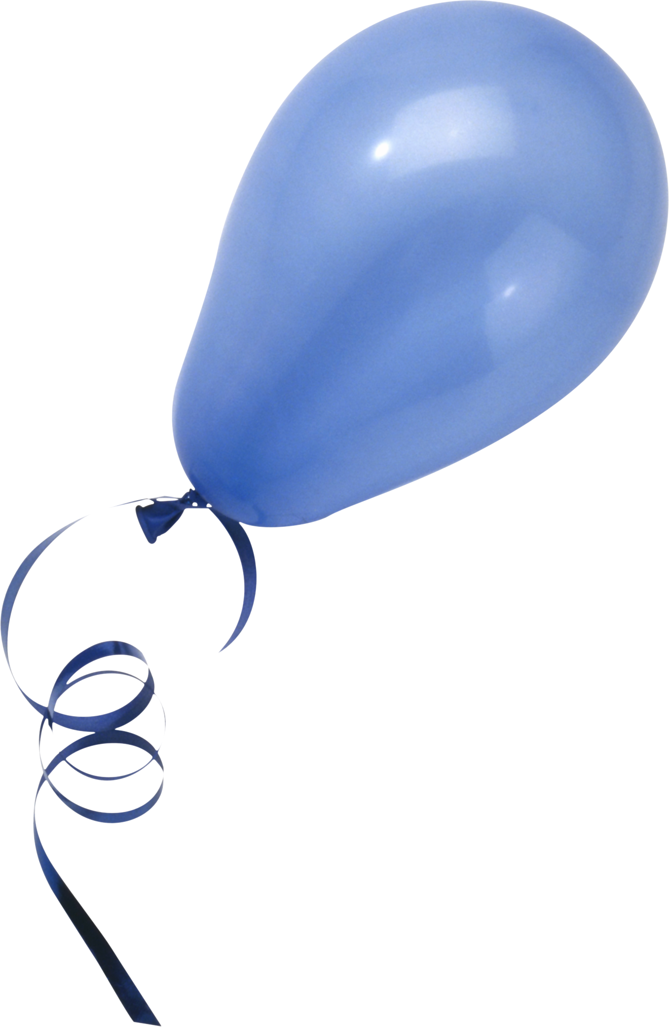 Blue balloon PNG image