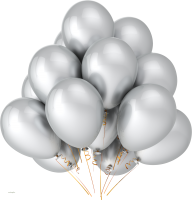 Yellow balloons PNG image, free download, balloons