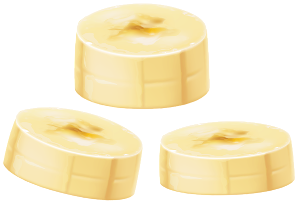 Slices of banana PNG