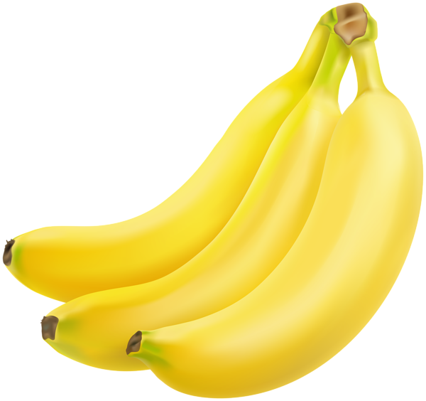 3 bananas PNG