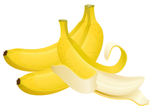 Peeled bananas PNG