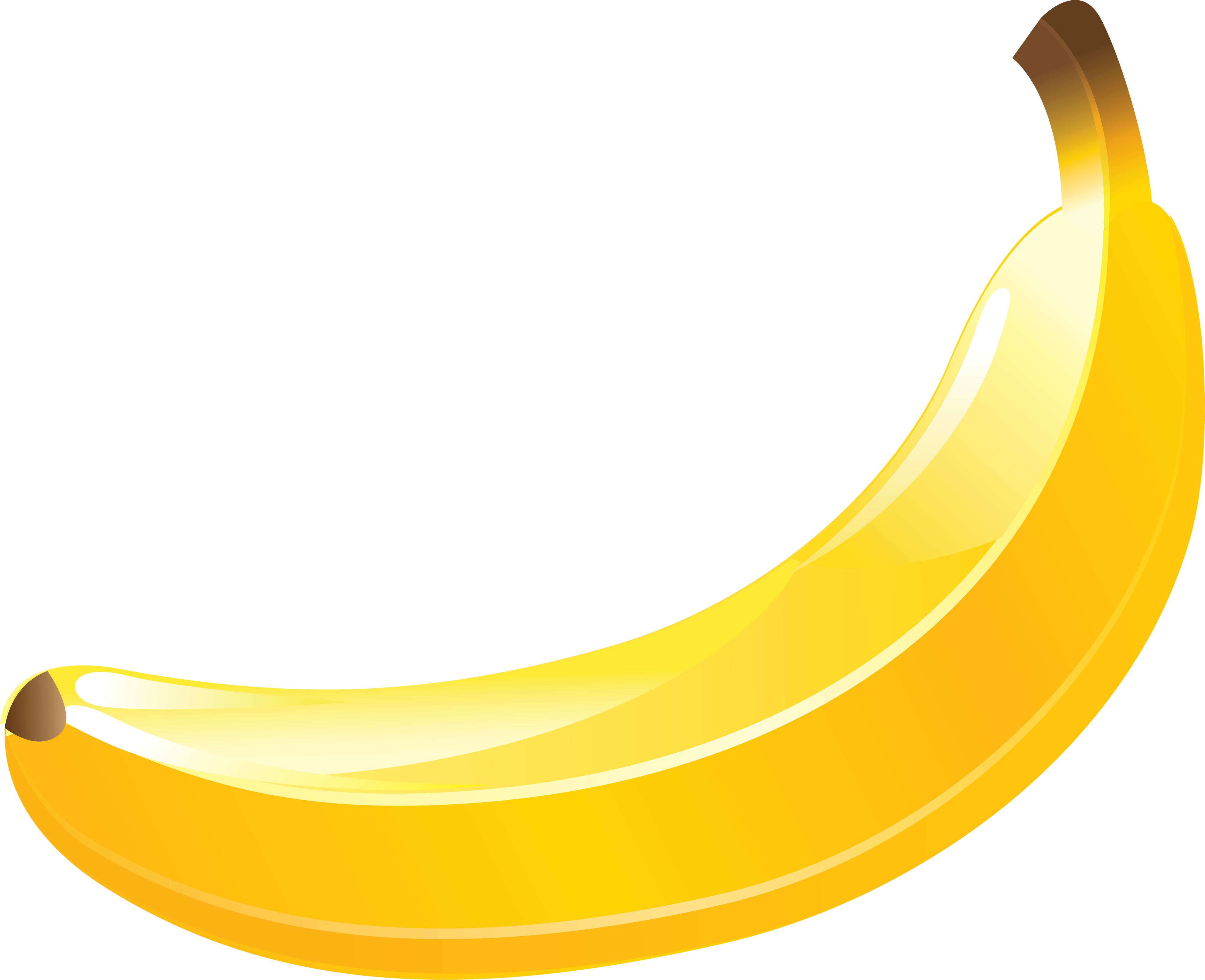 yellow banana PNG image