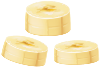 Slices of banana PNG