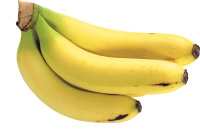 3 bananas PNG image