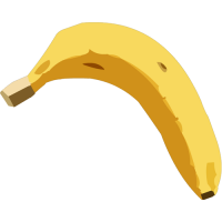 Банан PNG фото