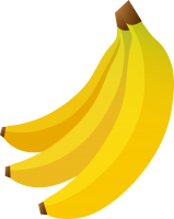 yellow bananas PNG image