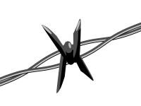 Barbed wire PNG