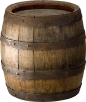 wooden barrel PNG image