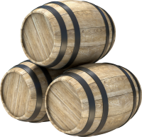3 Barrels PNG