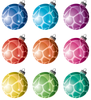Елочные шары PNG