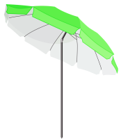 Beach umbrella PNG