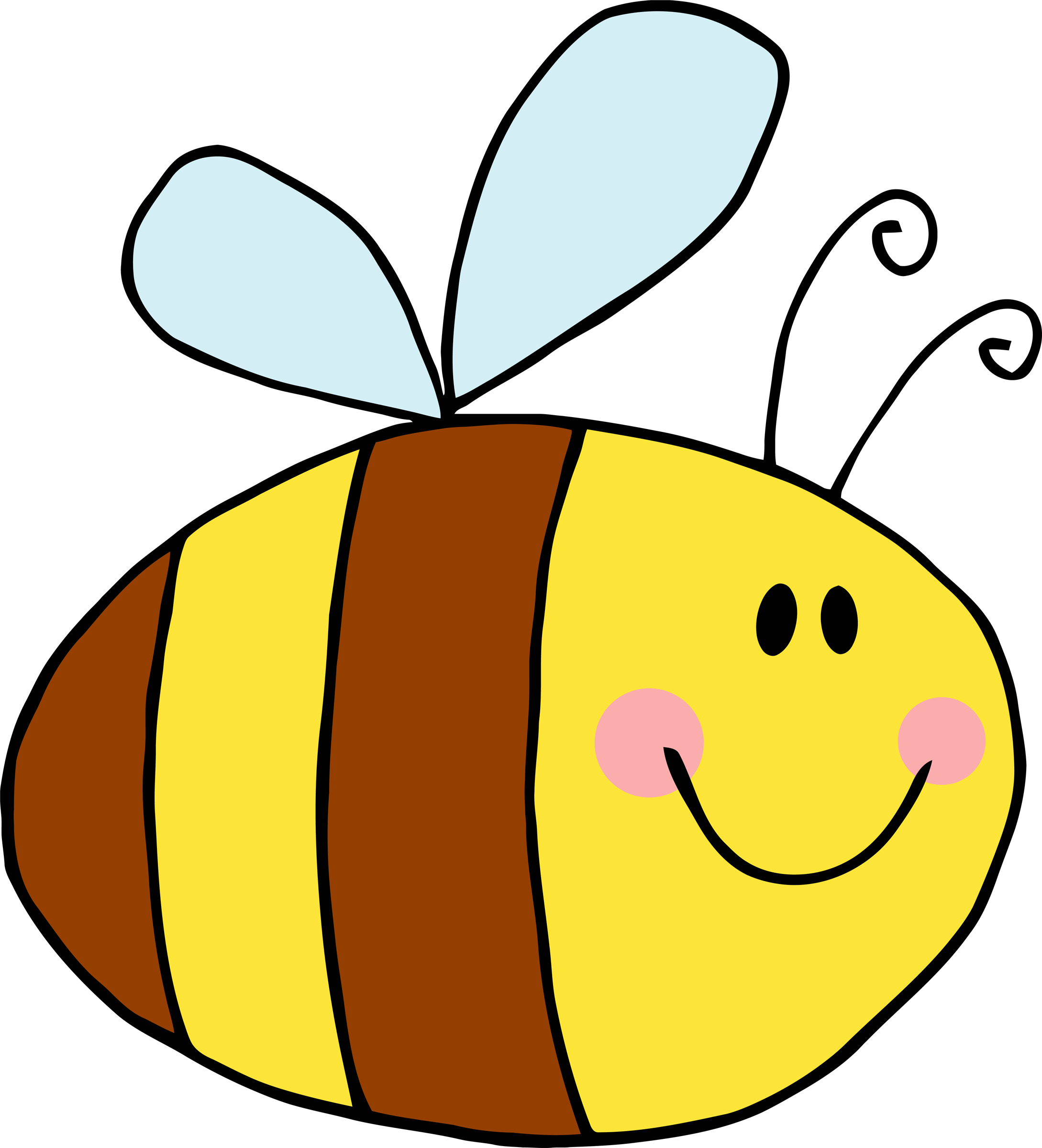 Bee Png Transparent Image Download Size 2178x2400px