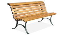 wooden bench furniture PNG