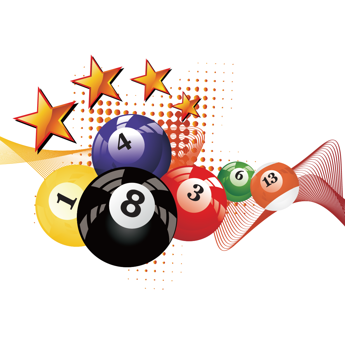 Billiard Balls Svg