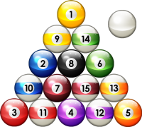 Billiard balls PNG