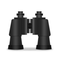 prismático, binocular PNG