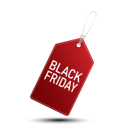 Black Friday label PNG