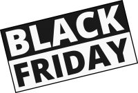 Black Friday label PNG
