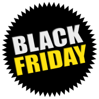 Black Friday label PNG