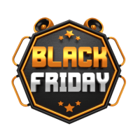 Black Friday label PNG