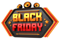 Black Friday label PNG