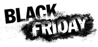 Black Friday label PNG