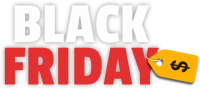 Black Friday label PNG