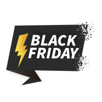 Black Friday label PNG