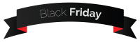 Black Friday label PNG