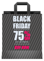 Black Friday label PNG