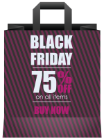Black Friday label PNG