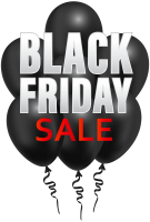 Black Friday label PNG