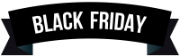Black Friday label PNG