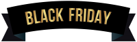 Black Friday label PNG