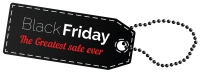 Black Friday label PNG