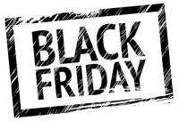 Black Friday label PNG