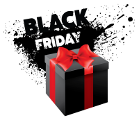Black Friday label PNG