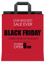 Black Friday label PNG