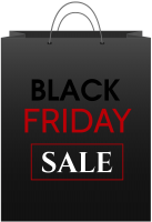 Black Friday label PNG