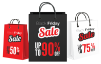 Black Friday label PNG